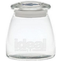 27 Oz. Large Vibe Apothecary Jar with Arch Lid - Etched